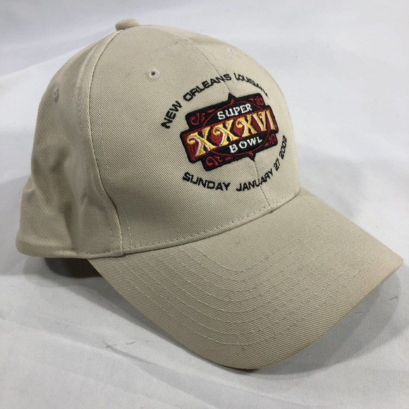 NFL Super Bowl XXXVI New Orleans Louisiana Patriots vs Rams SnapBack Cap Hat OSF - Picture 3 of 12